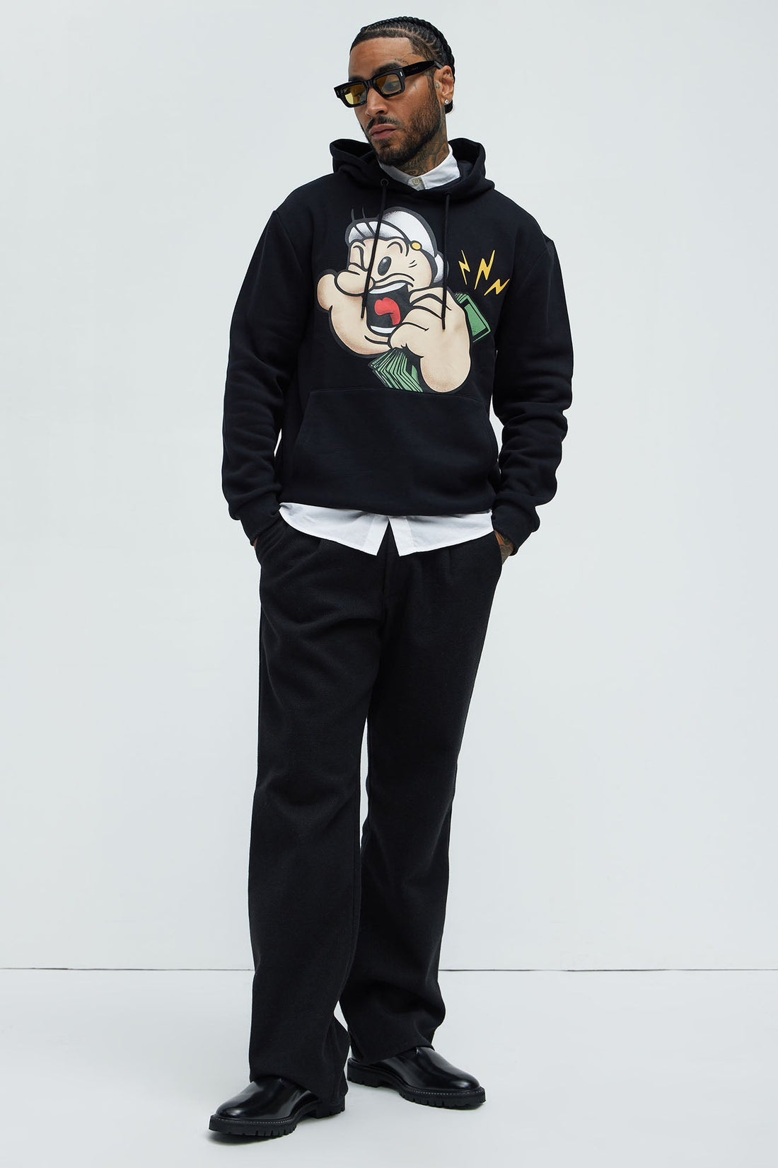Popeye Married To the Game Hoodie - Black