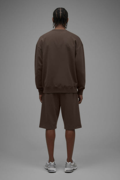 410 Oversized Crewneck - Brown