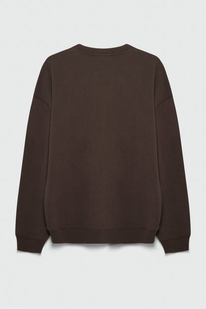 410 Oversized Crewneck - Brown