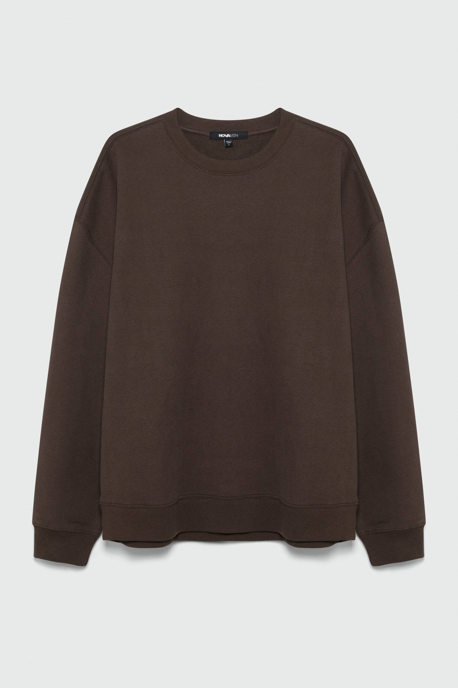 410 Oversized Crewneck - Brown