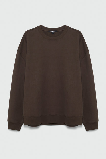 410 Oversized Crewneck - Brown
