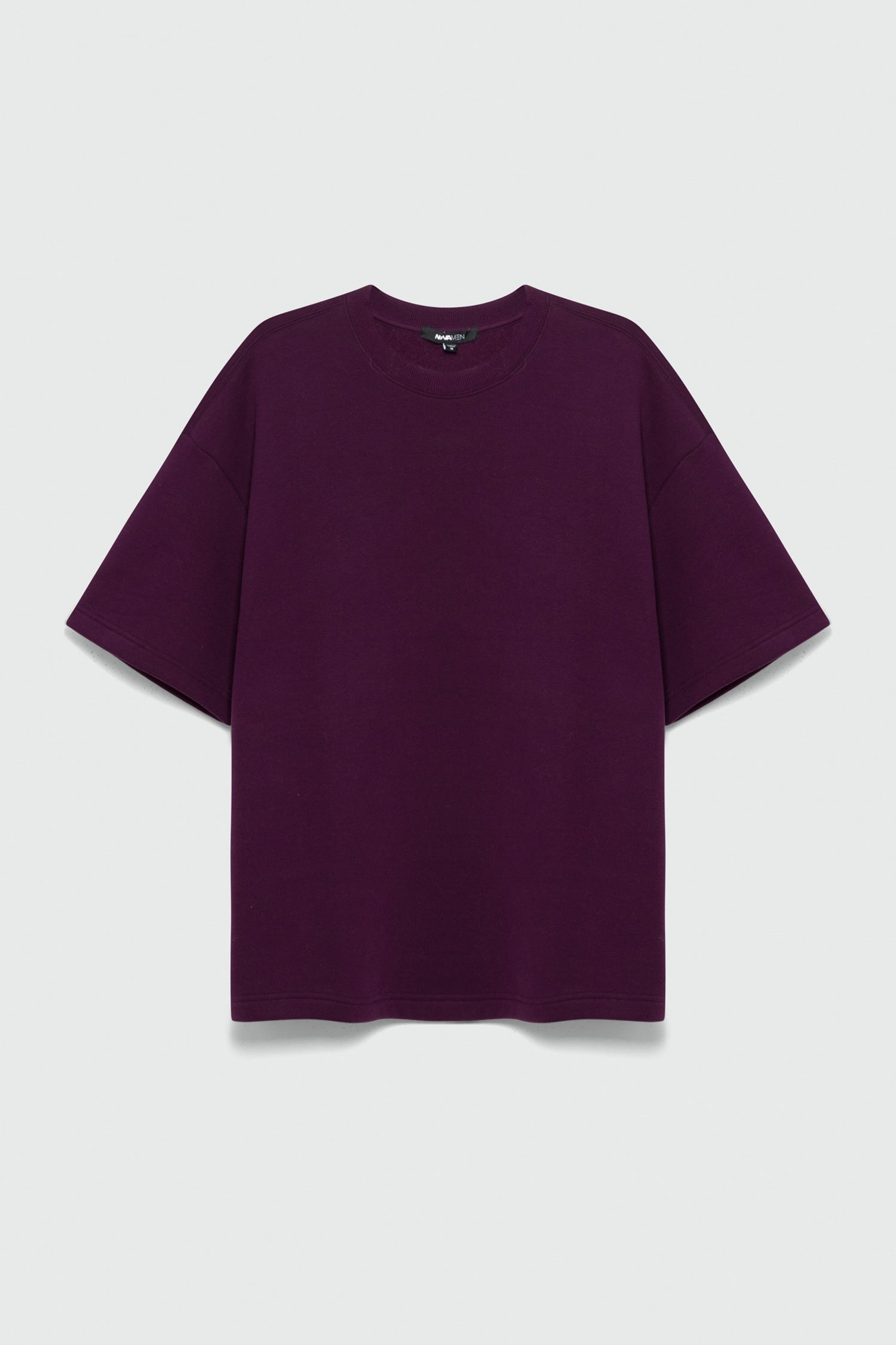 410 Oversized Fleece Tee - Plum