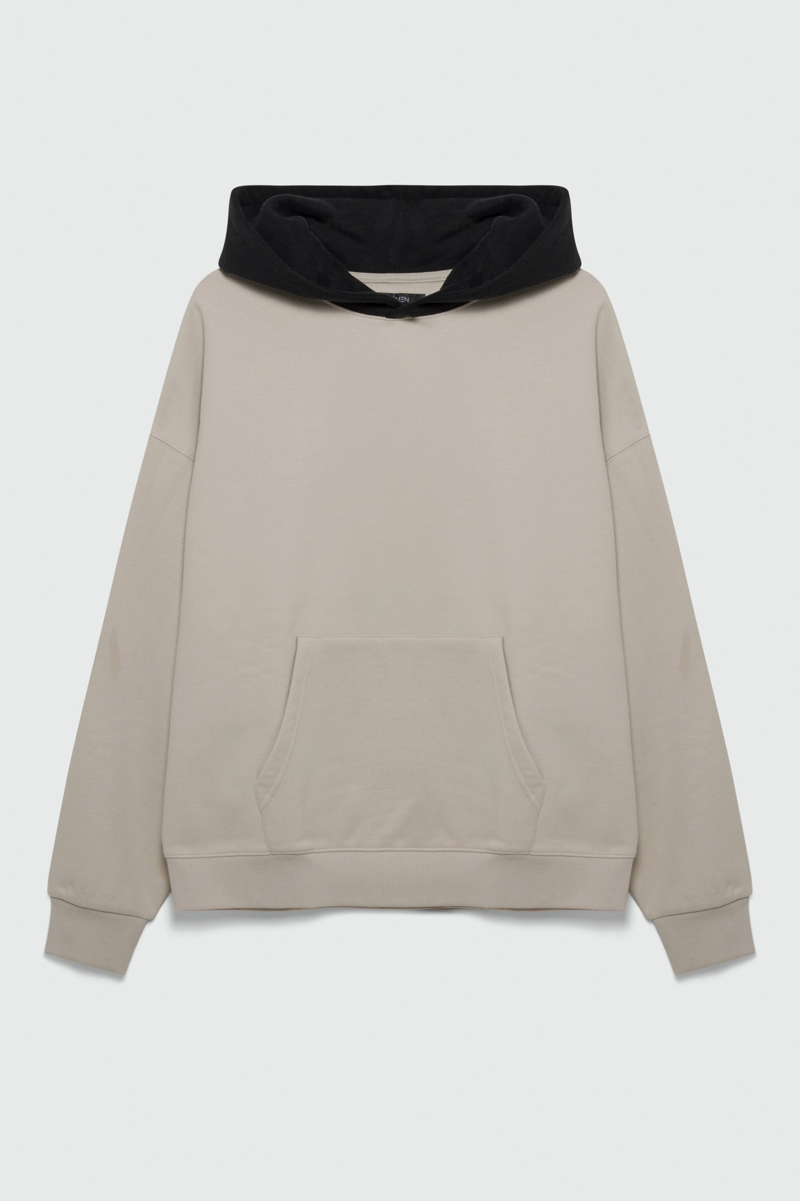 410 Oversized Colorblock Hoodie - Sand