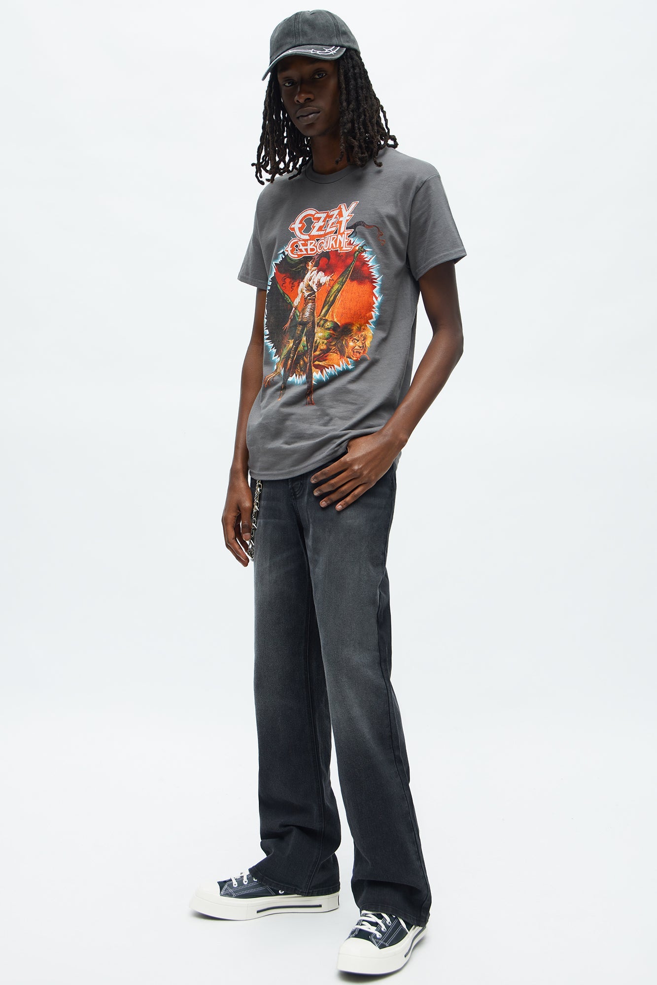 Ozzy Osbourne Killer Of Giants Short Sleeve Tee - Charcoal