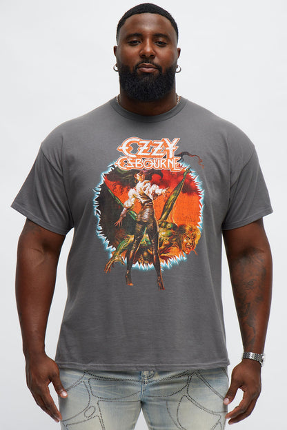 Ozzy Osbourne Killer Of Giants Short Sleeve Tee - Charcoal