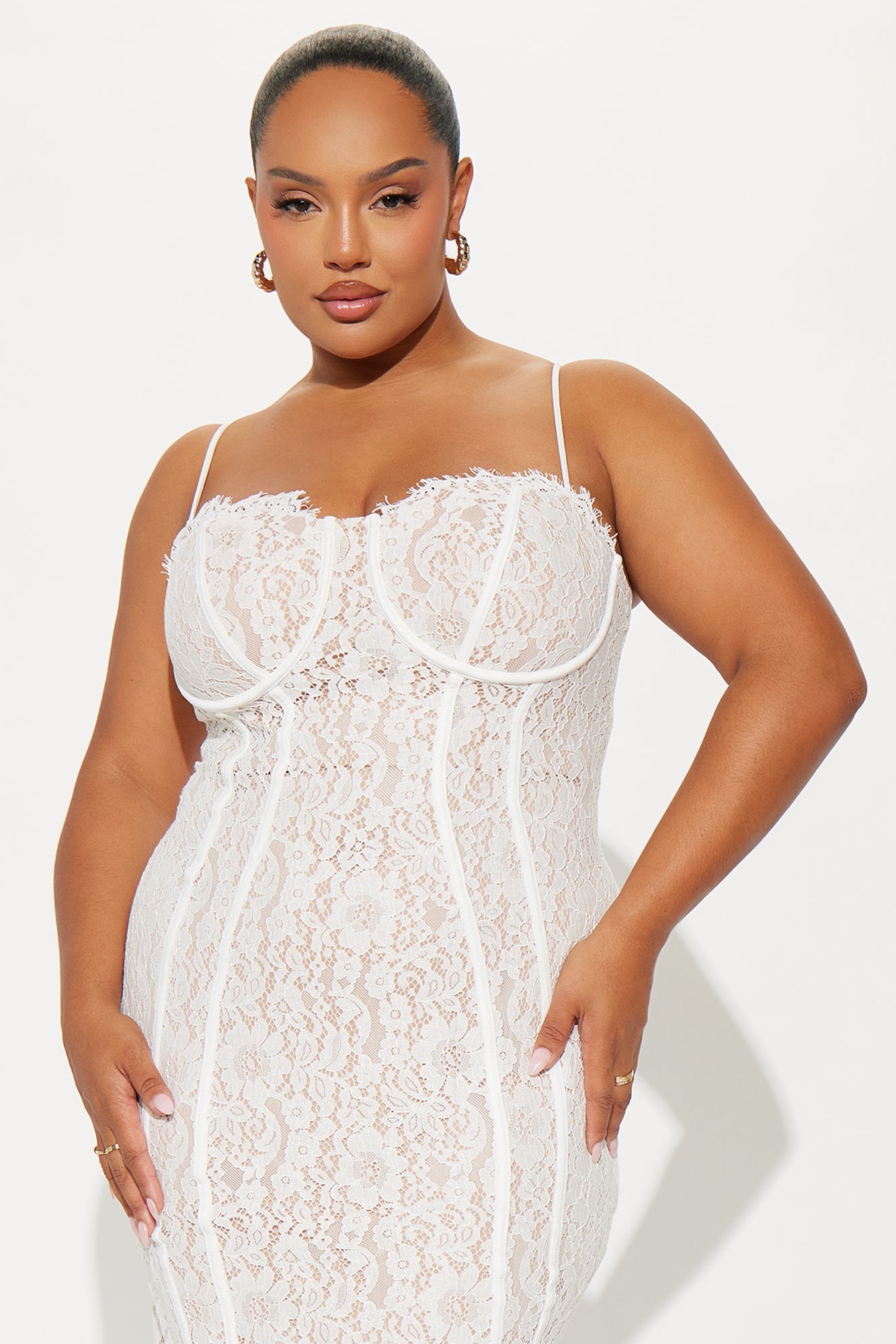 All In Love Lace Maxi Dress - White