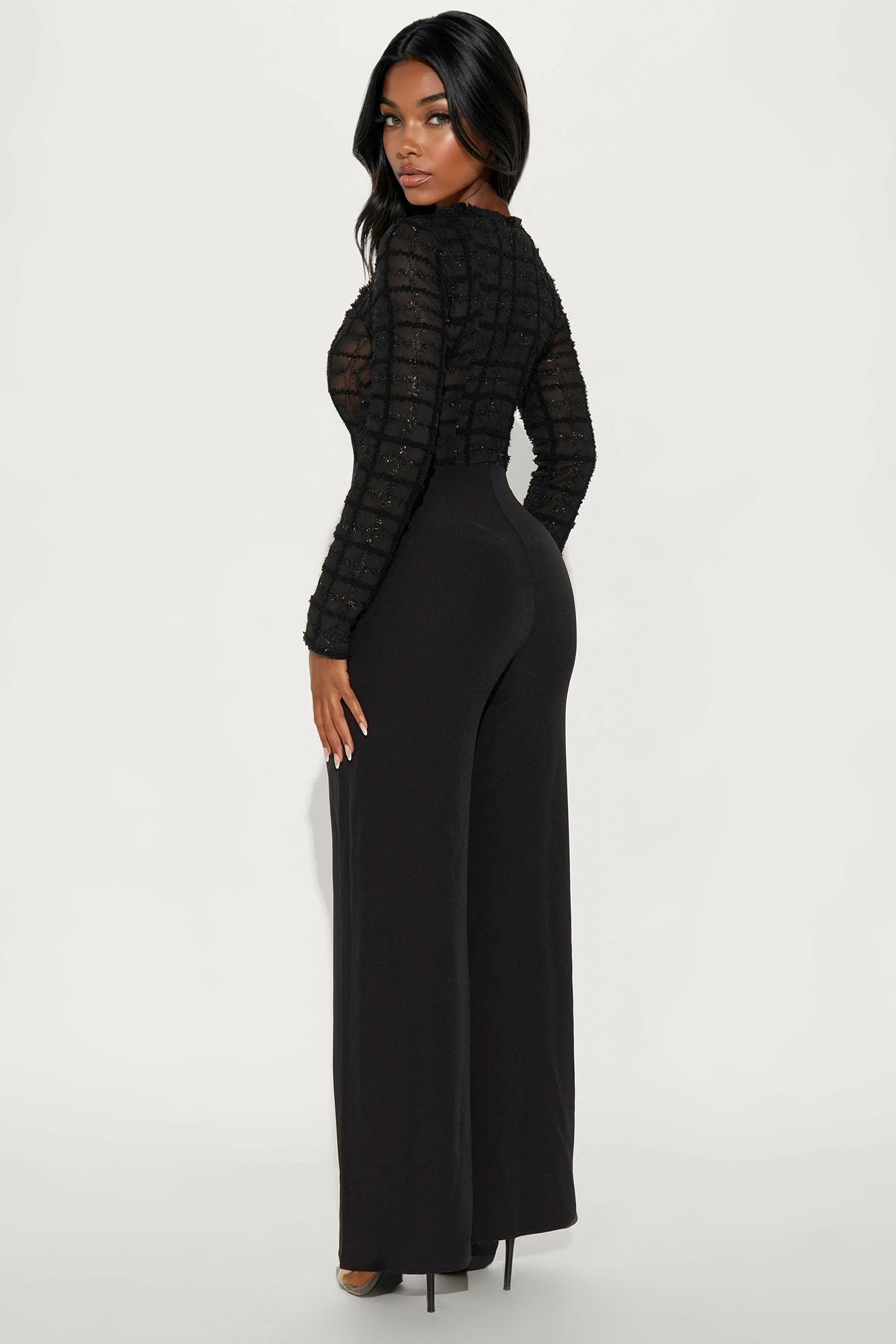 Dominant Aura Wide Leg Jumpsuit - Black