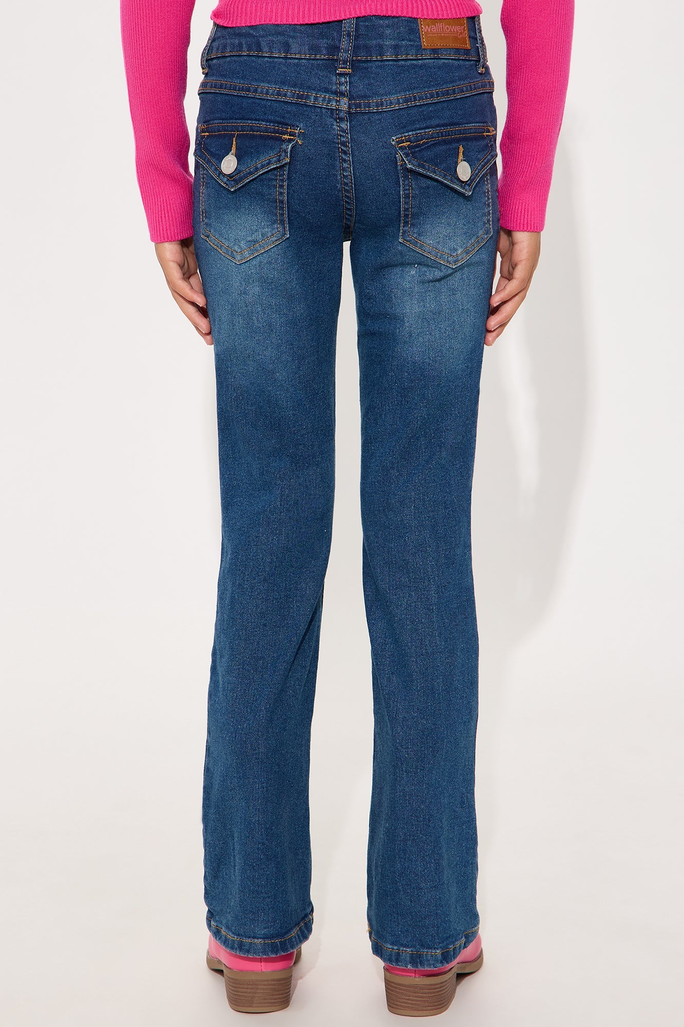 Mini All I Want Flare Jeans - Dark Wash