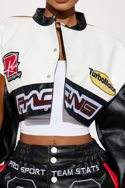 Thrill Ride Skirt Set - Brown Combo