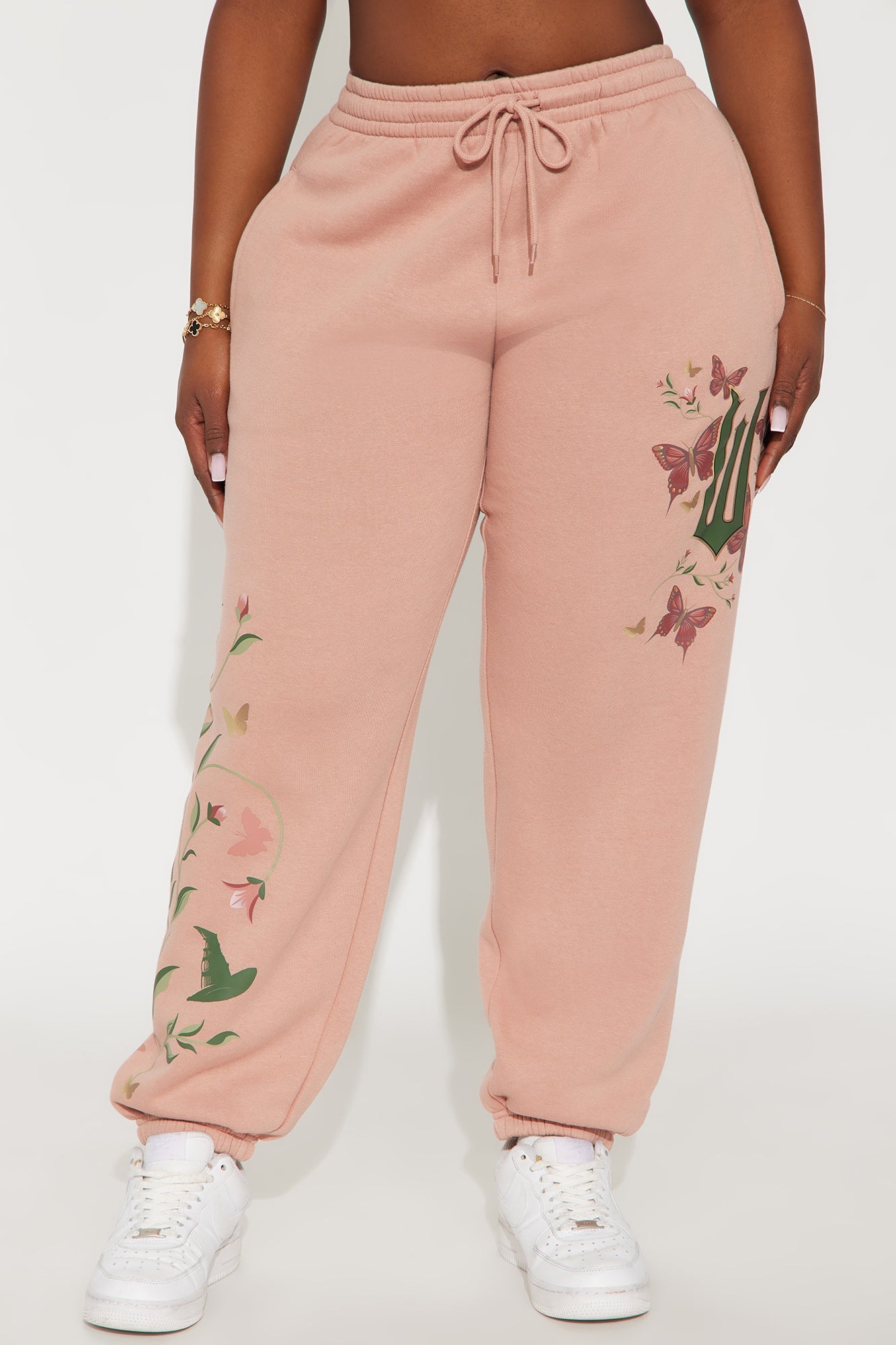 Wicked Glinda &amp; Elphaba Fleece Pants - Pink