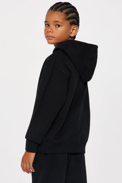 Mini 410 Oversized Hoodie - Black