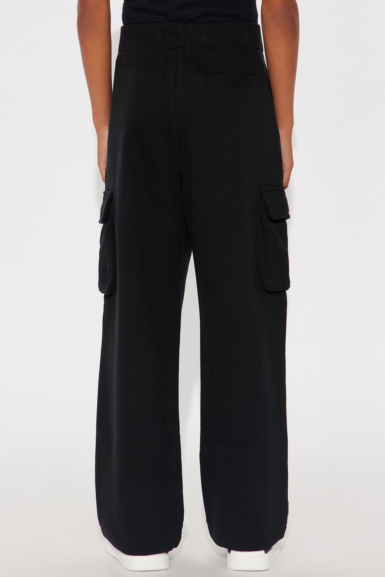 Mini 410 Baggy Cargo Sweatpants - Black