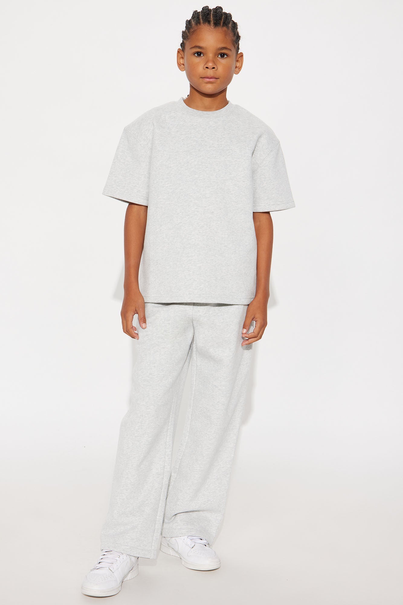 Mini 410 Oversized Tee - Heather Grey