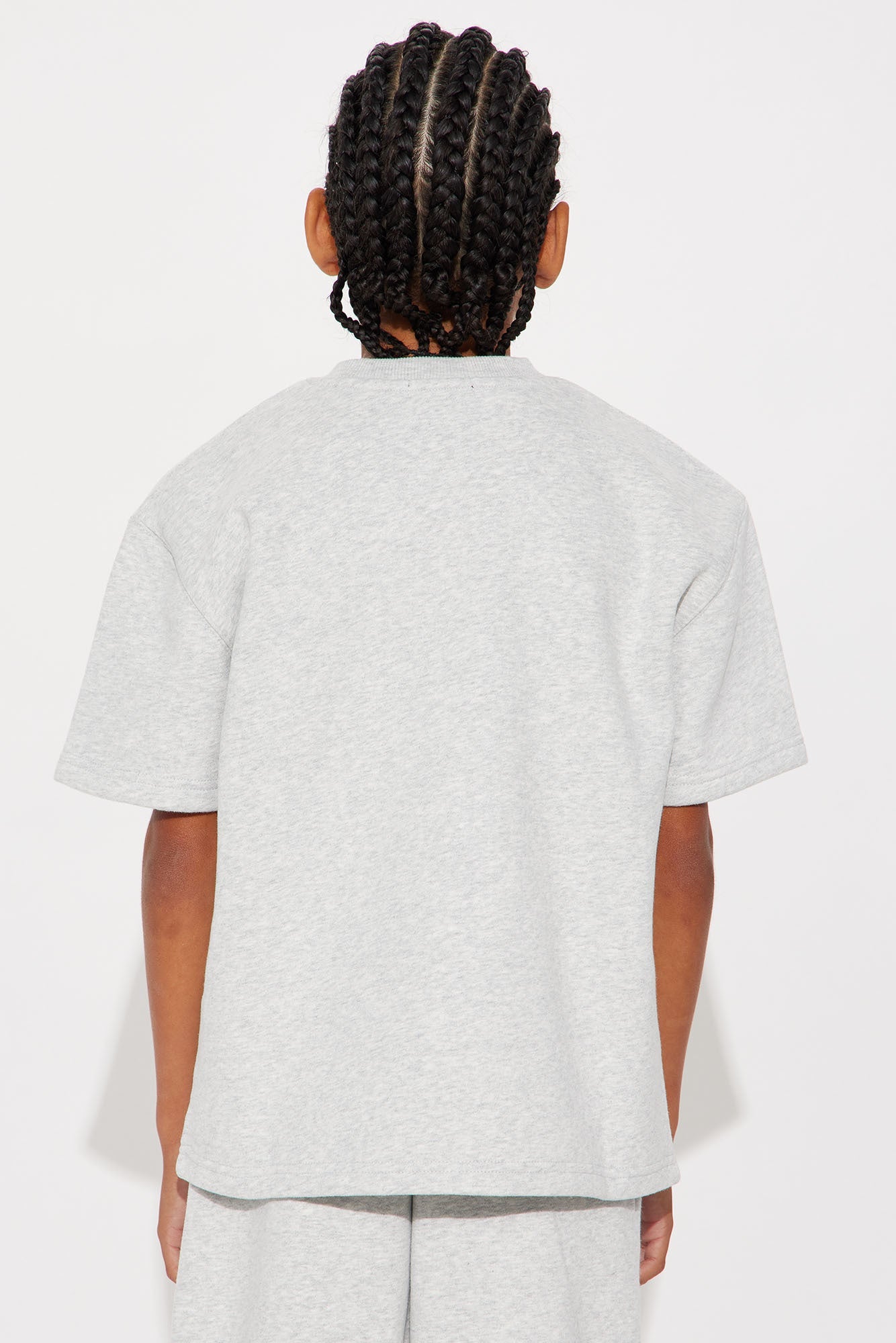 Mini 410 Oversized Tee - Heather Grey