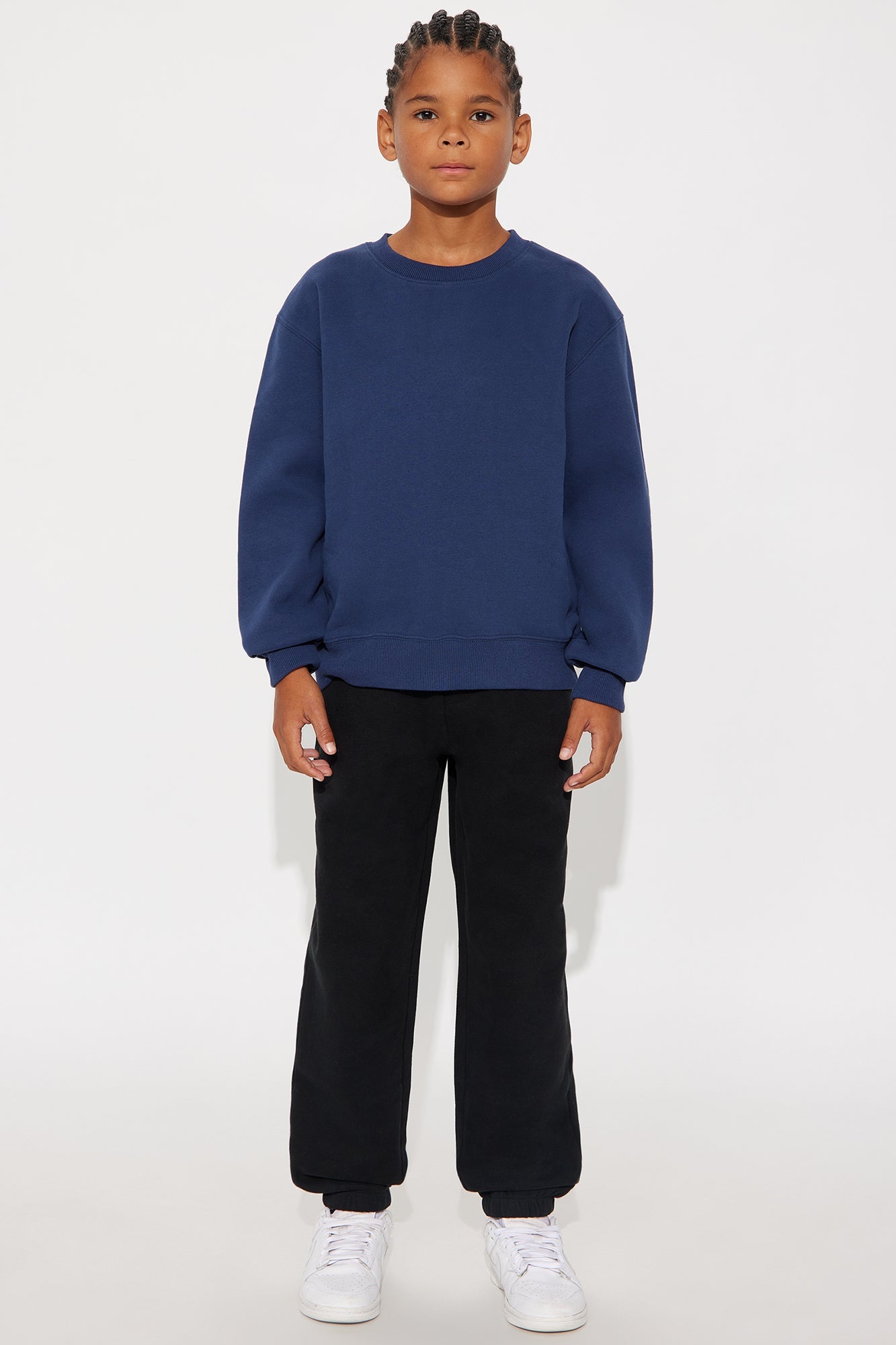 Mini 410 Oversized Crewneck Sweatshirt - Navy