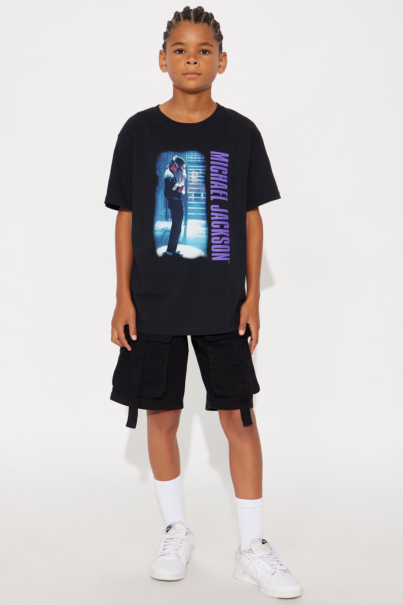 Mini Michael Jackson Billie Jean Short Sleeve Tee - Black