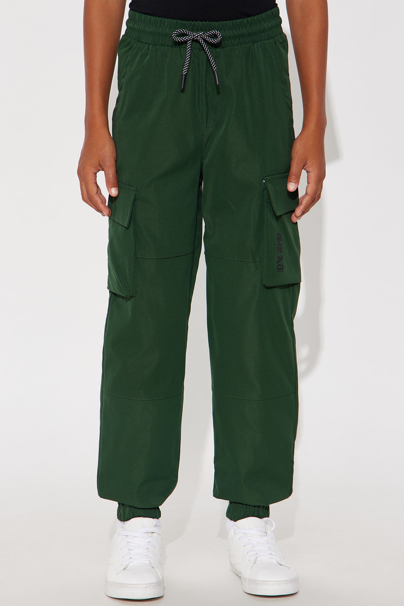 Mini GOAT Things Cargo Jogger Pants - Olive