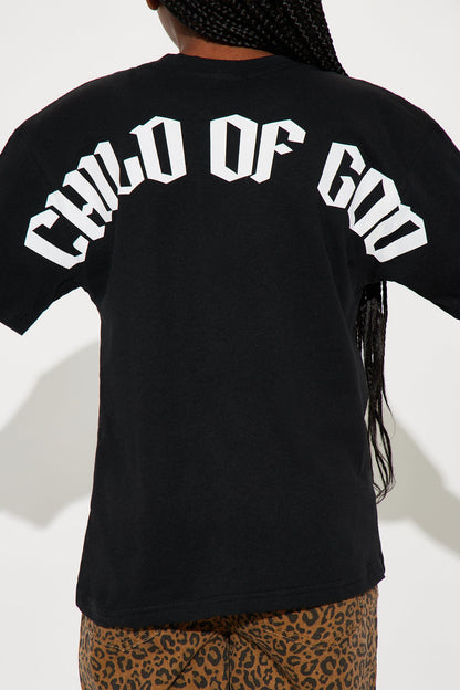 Mini Child Of God Tee - Black/combo