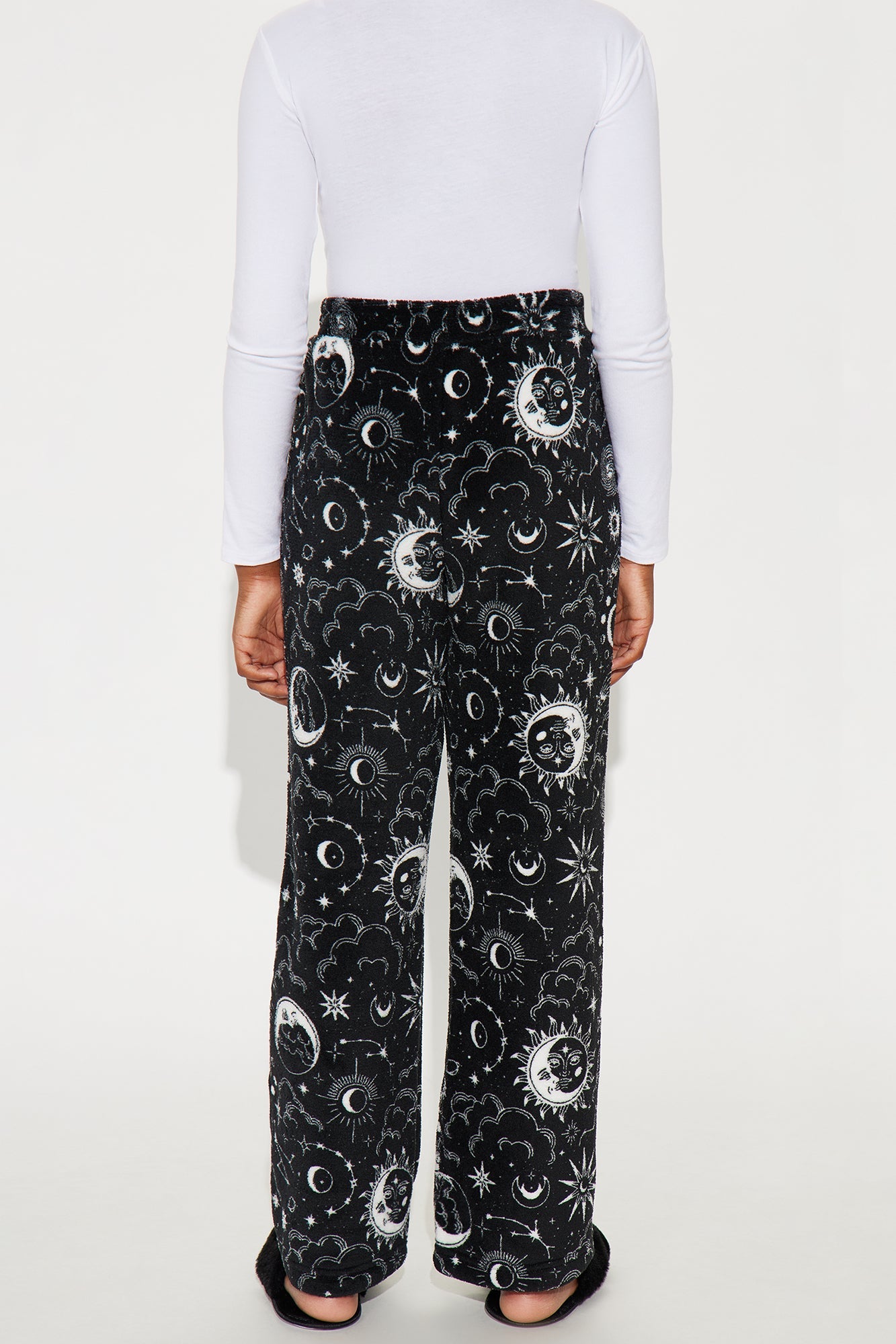 Mini Night Skies Plush Pant - Black