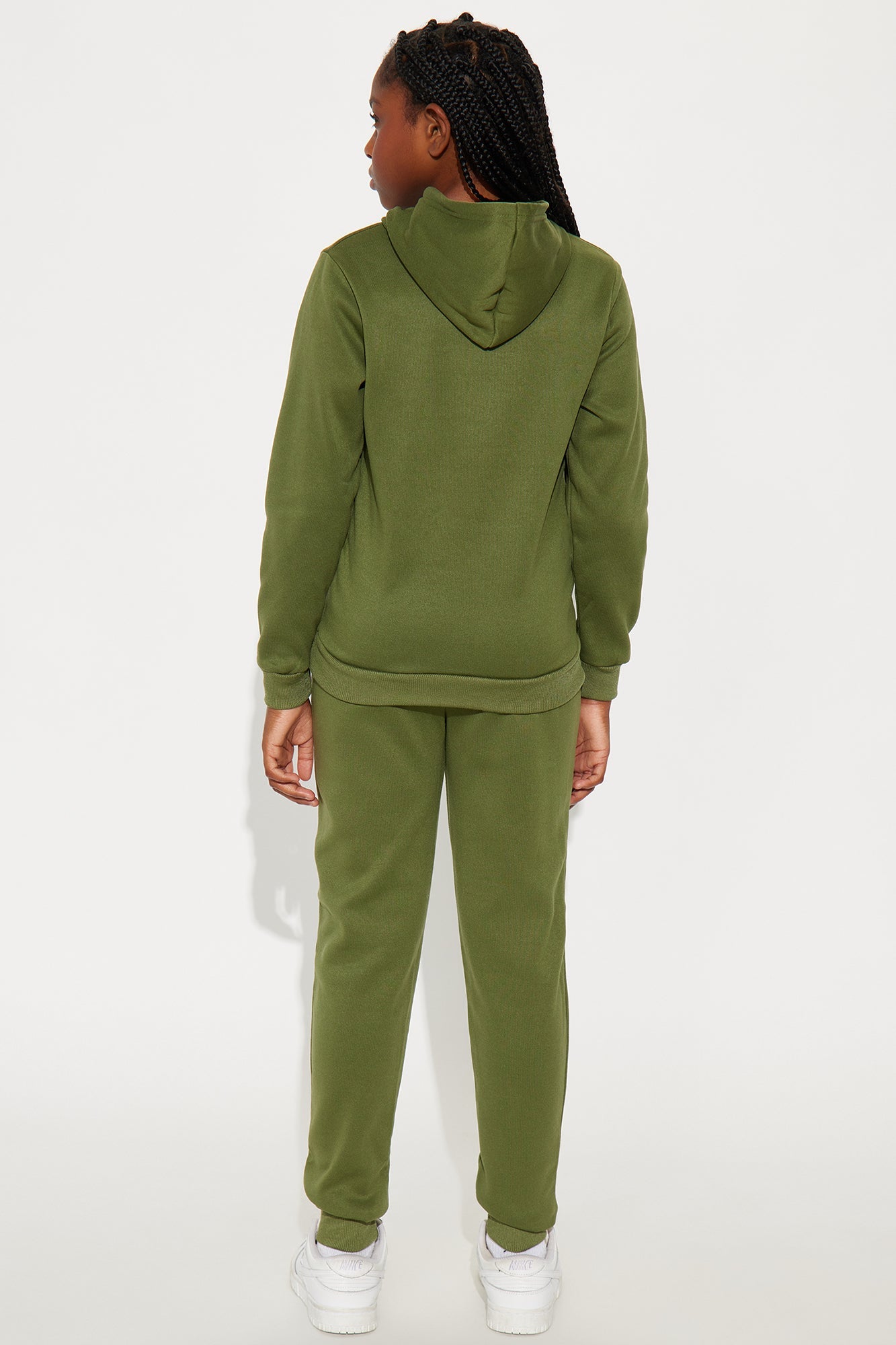 Mini Stay Sassy Jogger Pant Set - Olive