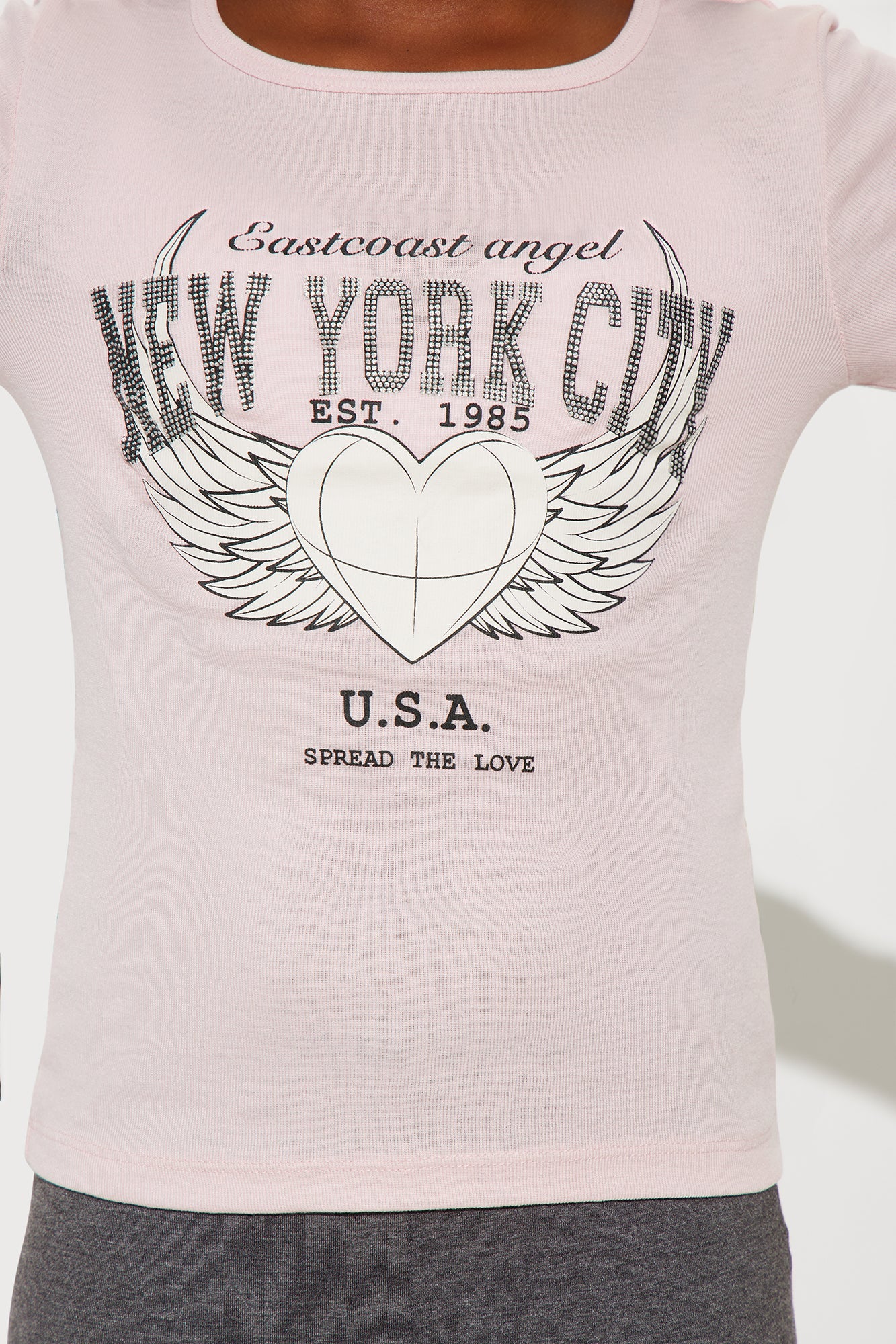 Mini NYC Things 3pc Legging Set - Pink/combo