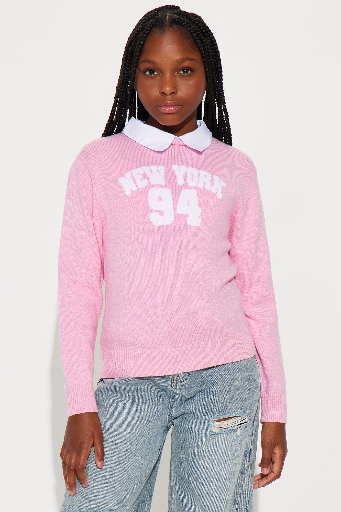 Mini New York 94 Pullover Sweater - Pink