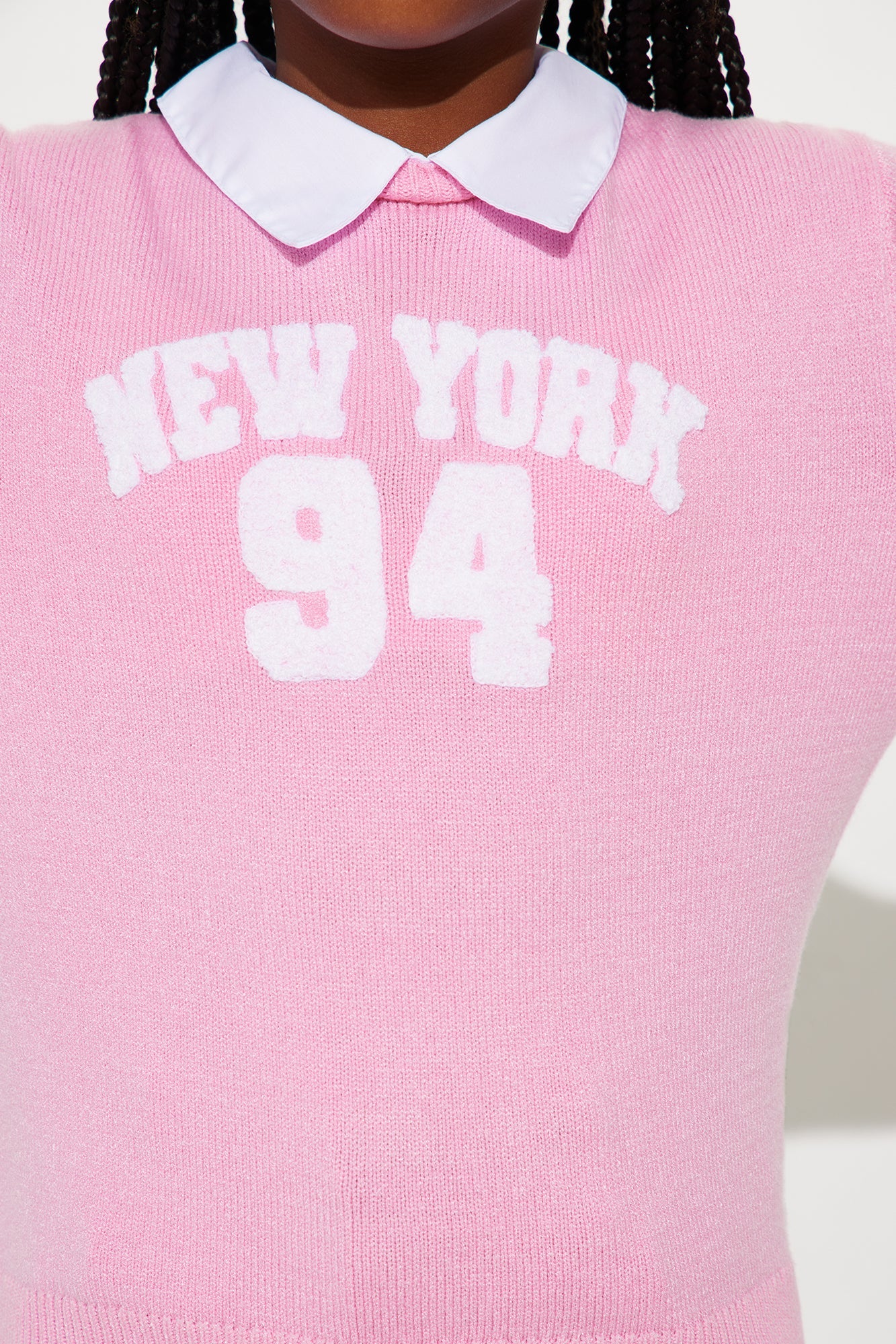 Mini New York 94 Pullover Sweater - Pink