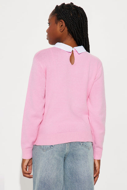 Mini New York 94 Pullover Sweater - Pink