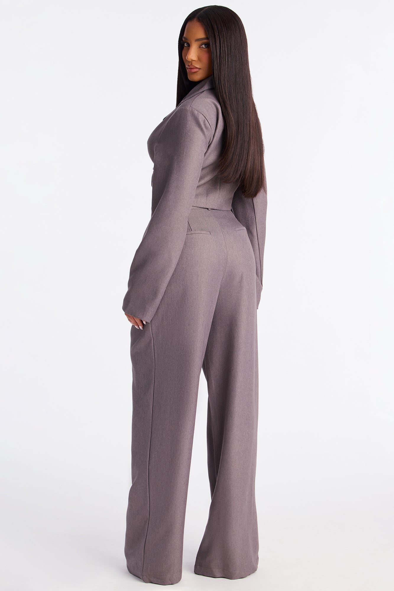 Allen Blazer Pant Set - Grey