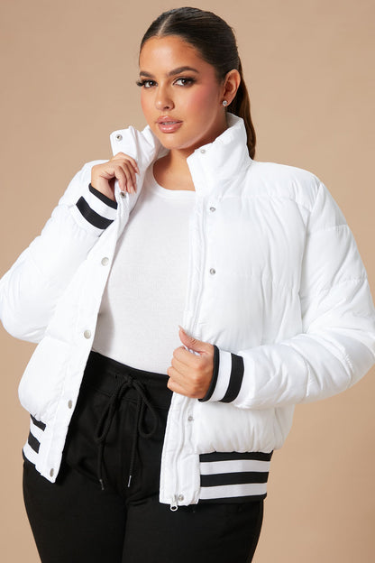 Mrs. Jackson Puffer Jacket - White