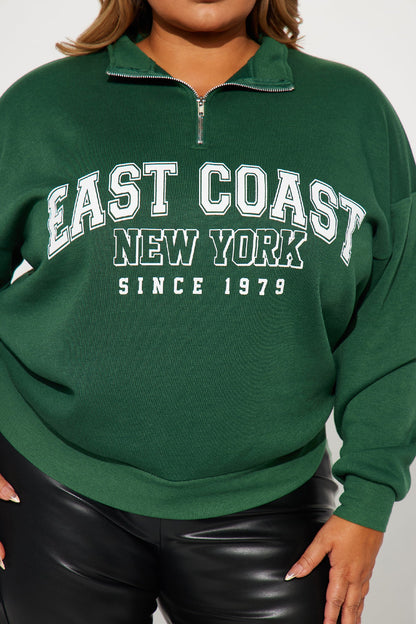 East Coast Collegiate Sweatshirt - Green