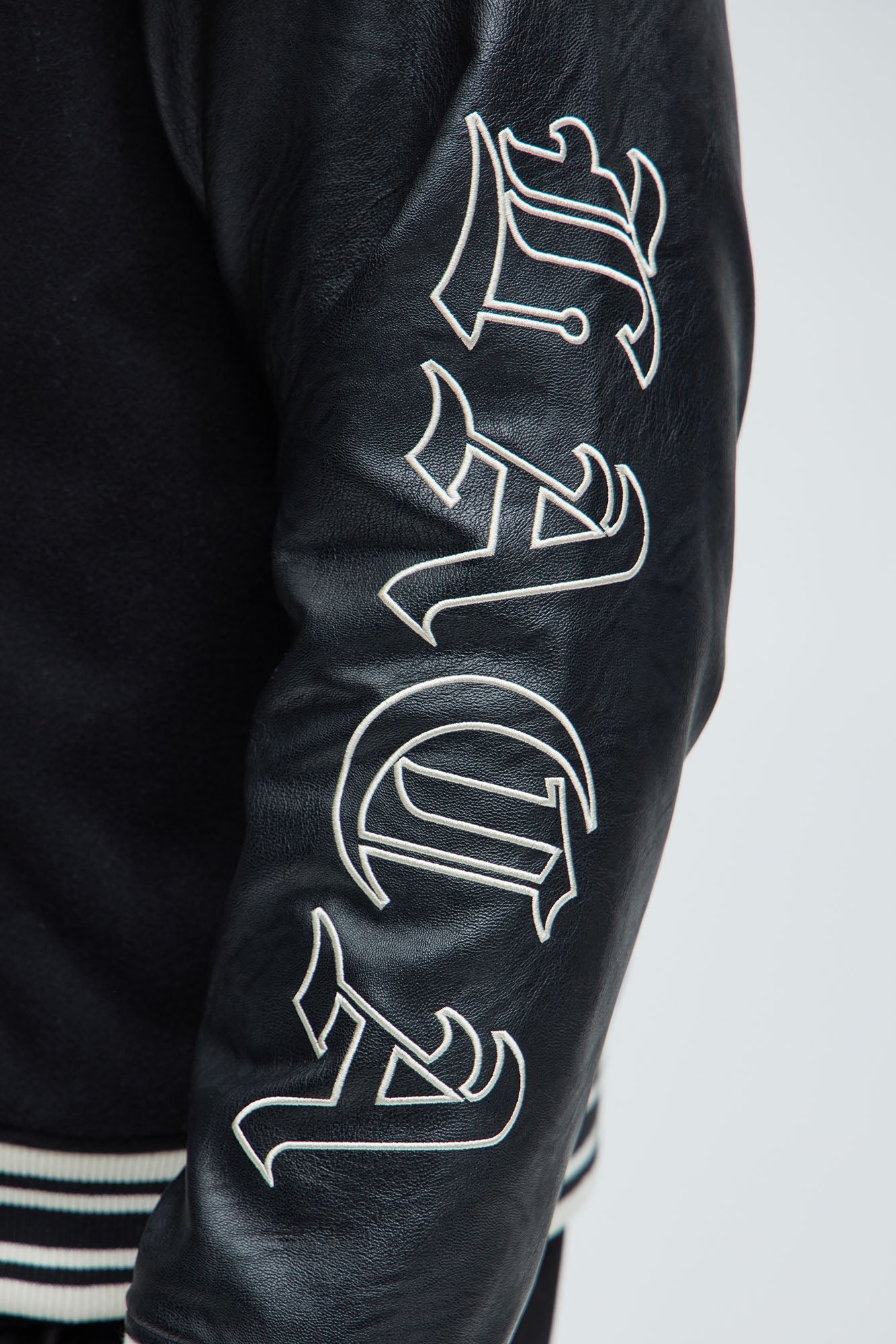 Angel Varsity Jacket - Black