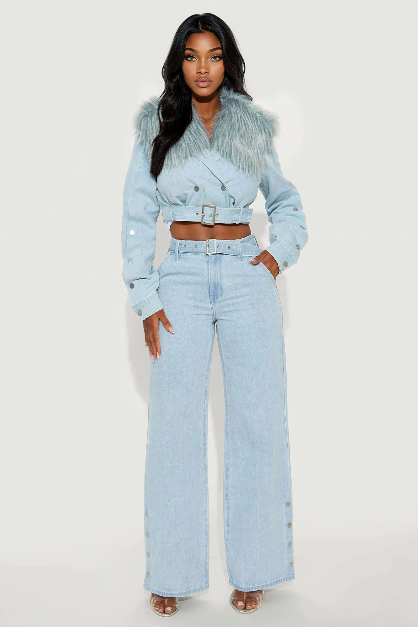Cambridge High Rise Jeans - Light Wash