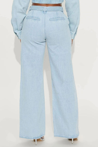 Cambridge High Rise Jeans - Light Wash
