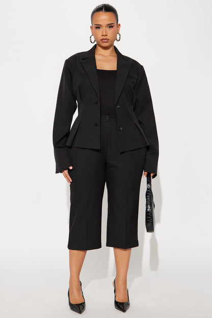 In The Moment Capri Trouser Pant 19″ - Black