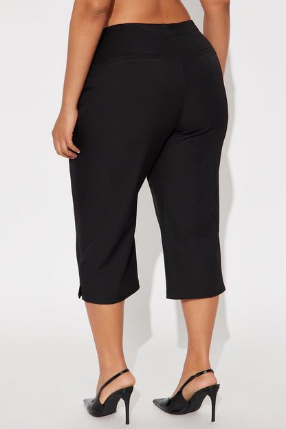 In The Moment Capri Trouser Pant 19″ - Black