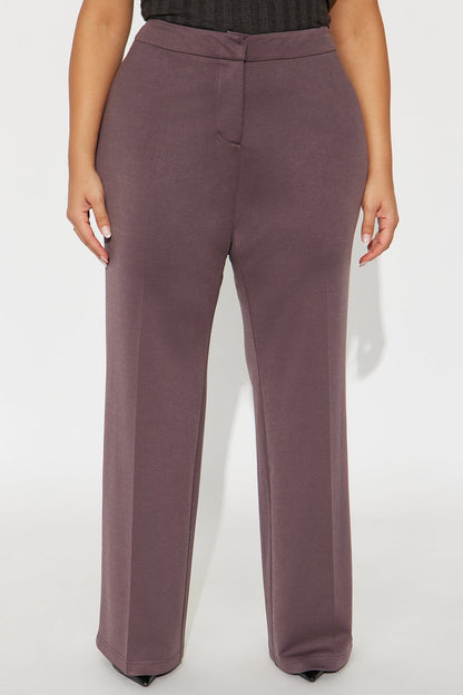 Close The Deal Trouser Pant 32″ - Plum