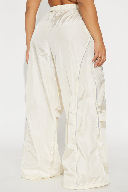 Just My Vibe Jogger Track Pant 32″ - Cream