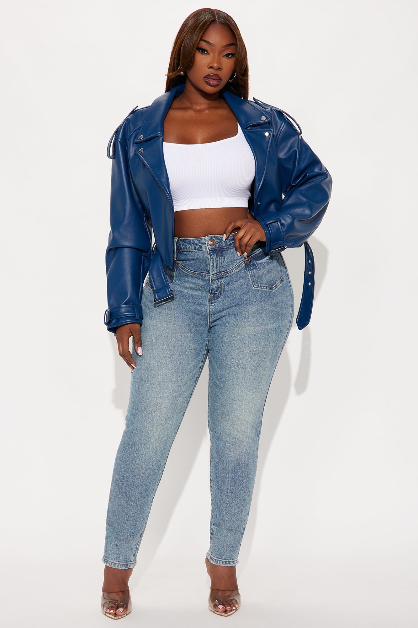 Feeling French Skinny Jeans - Medium Wash
