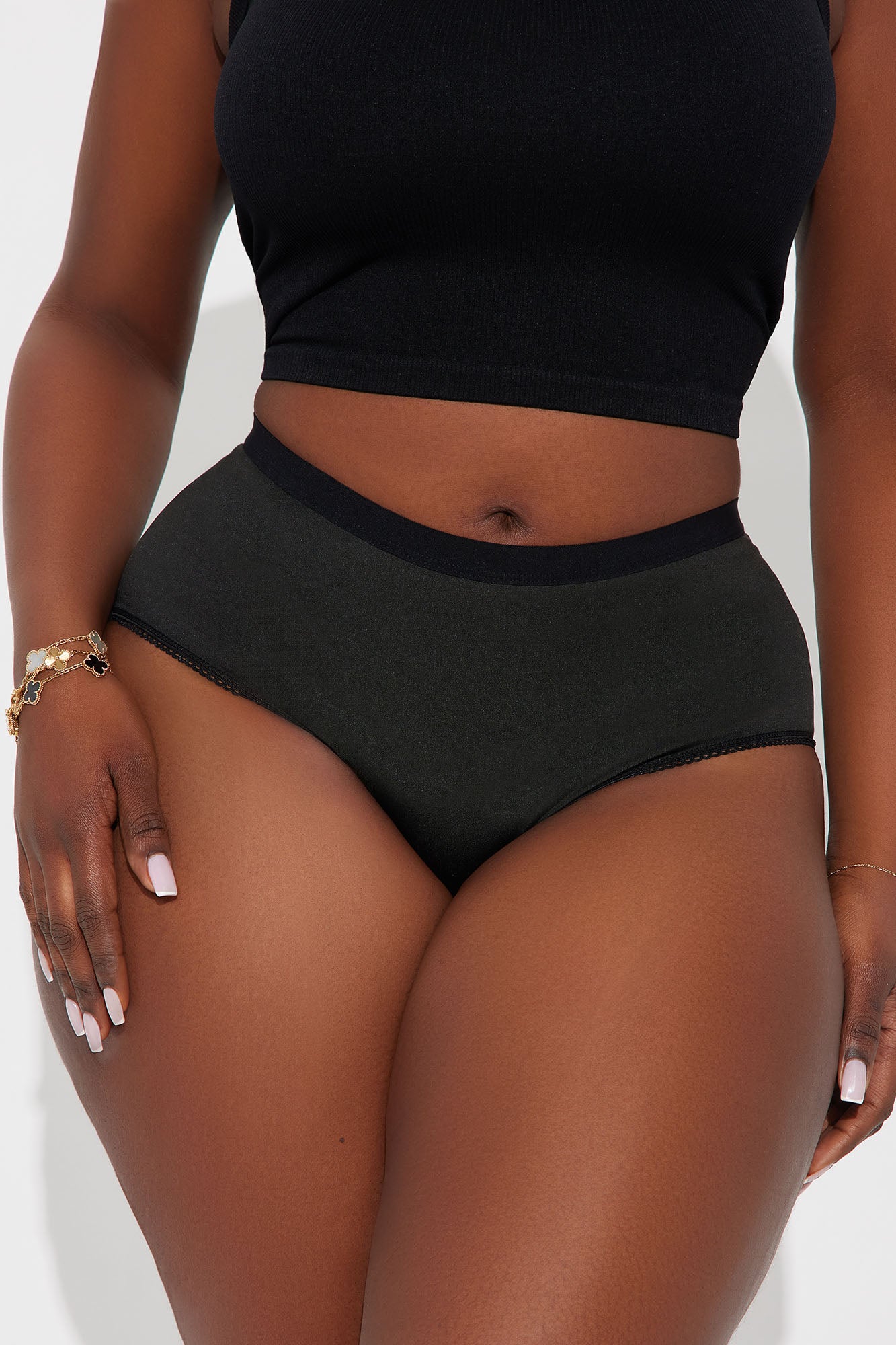 Black Girl Magic Boyshort - Black