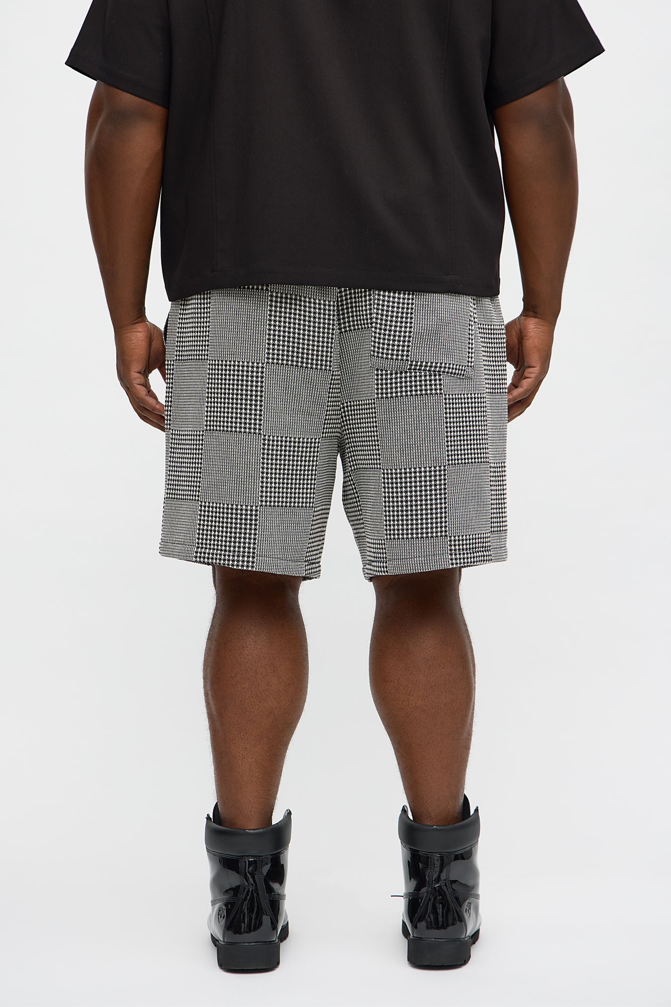 Relaxed Get That Check Short - Black