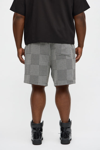 Relaxed Get That Check Short - Black