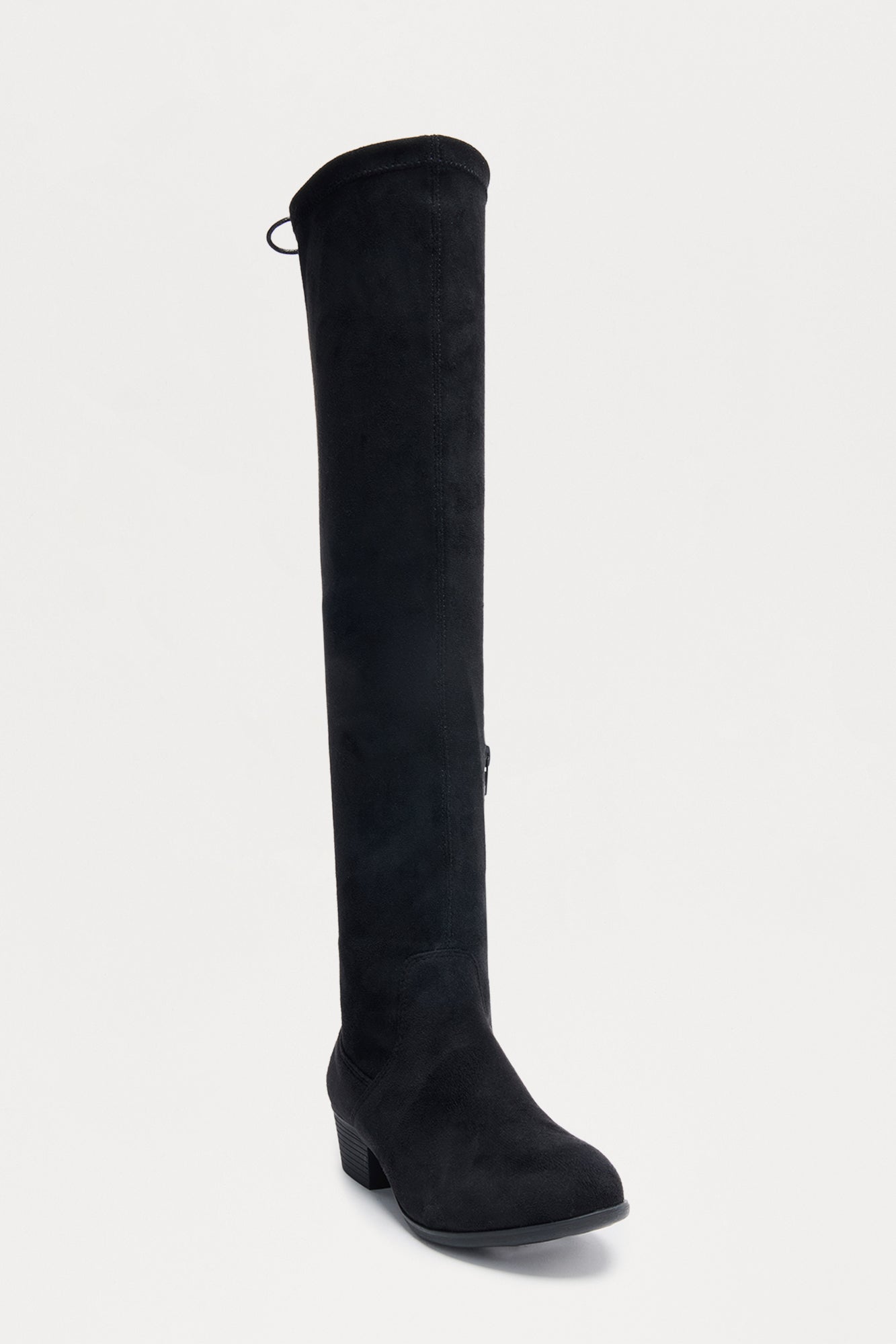 Mini Katie Over The Knee Boots - Black