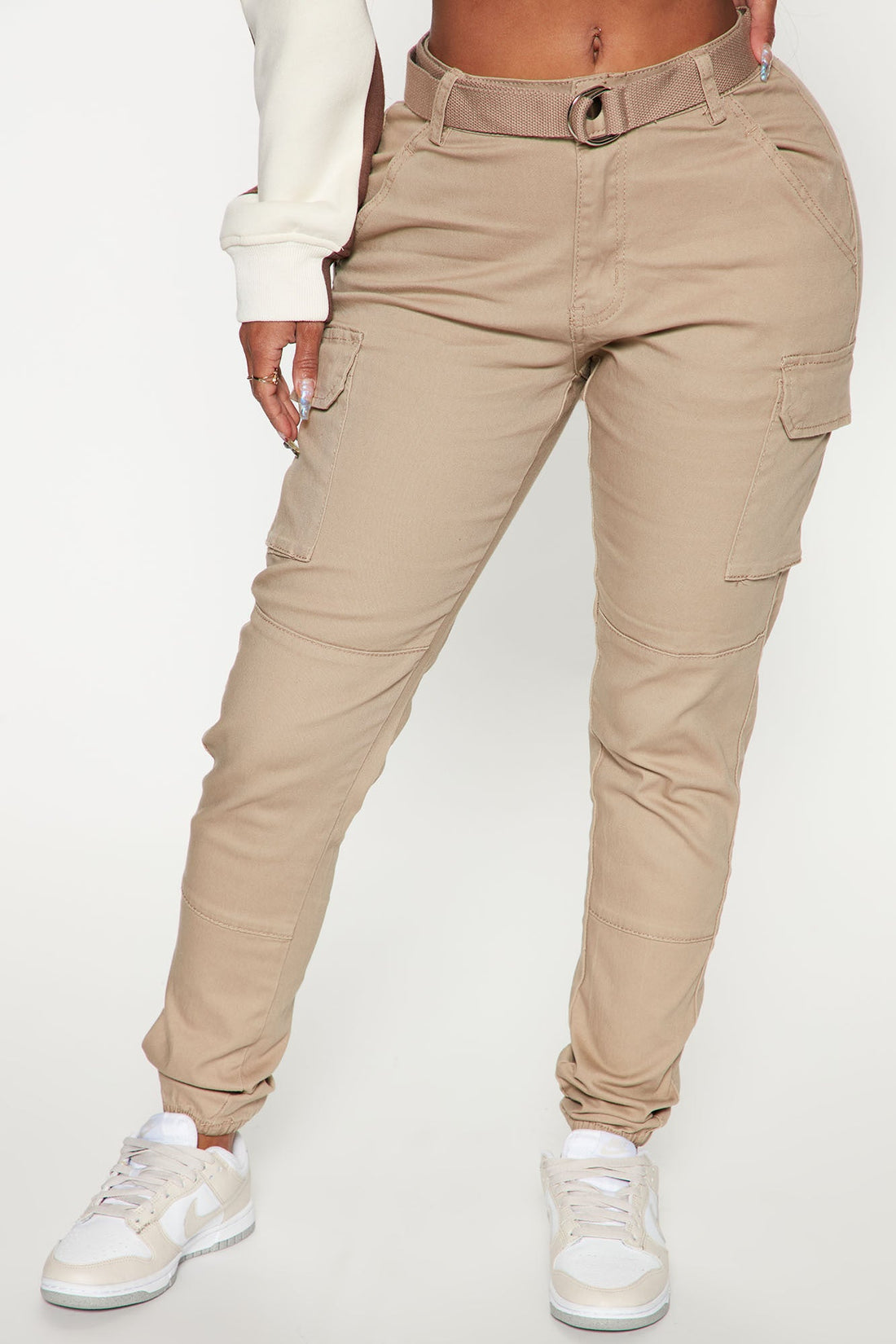 Cadet Khloe Oversized Cargo Pants - Khaki
