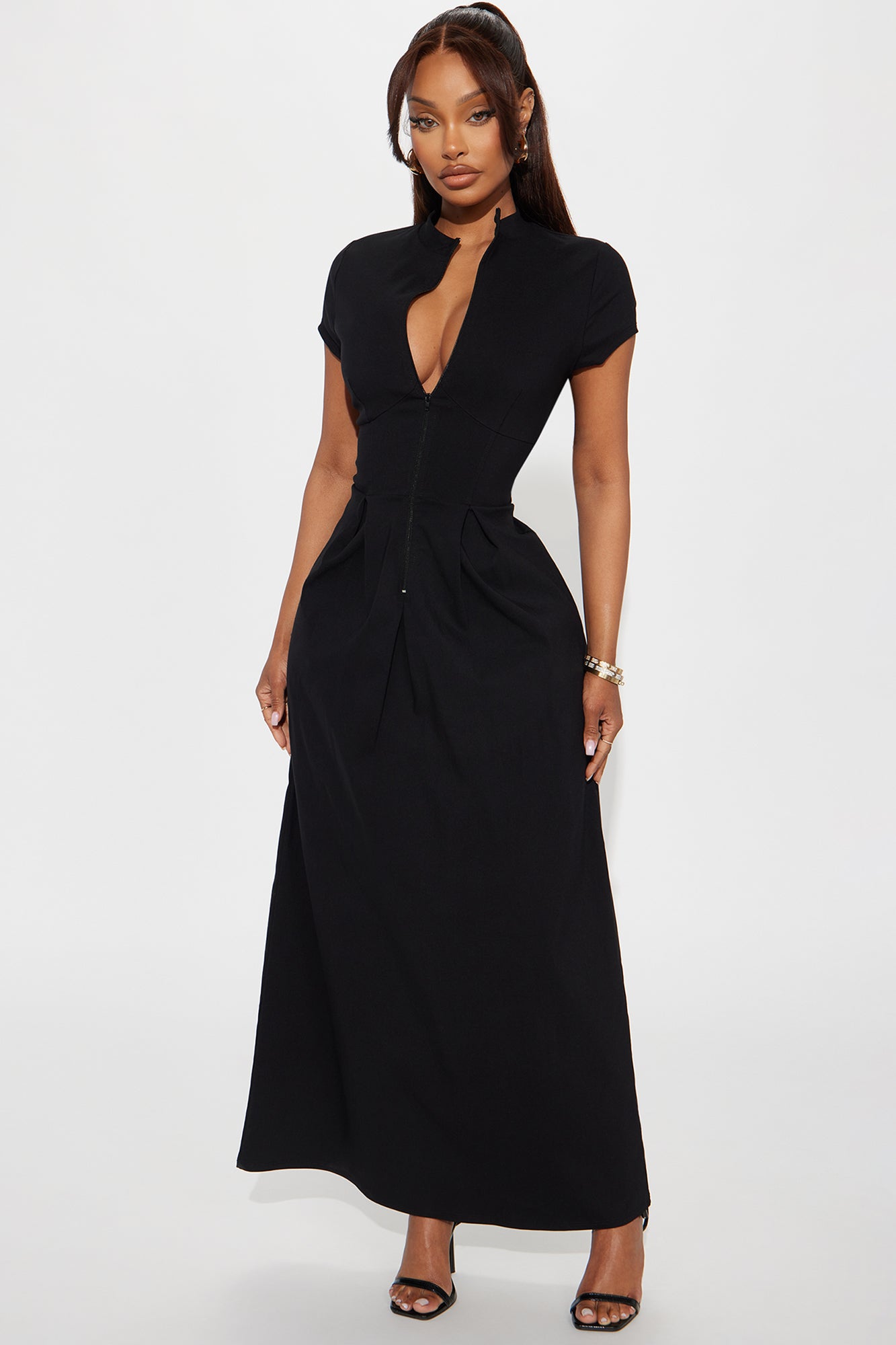 Too Busy To Care Maxi Dress - Black