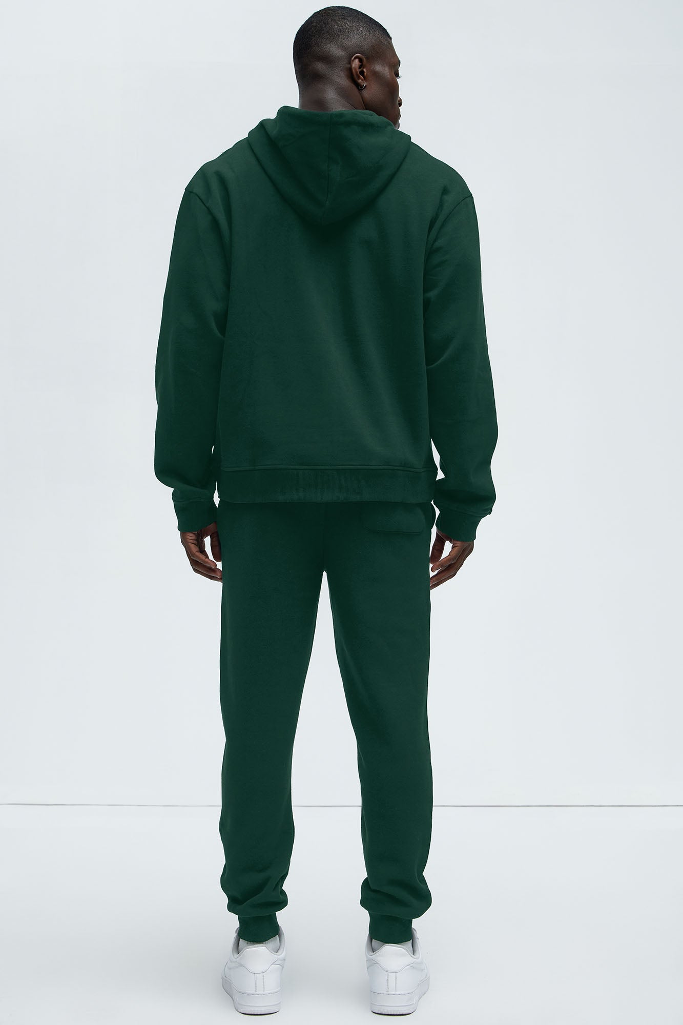 Tyson Zip Up Hoodie - Hunter Green