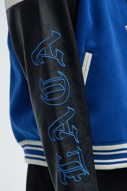Angel Varsity Jacket - Blue