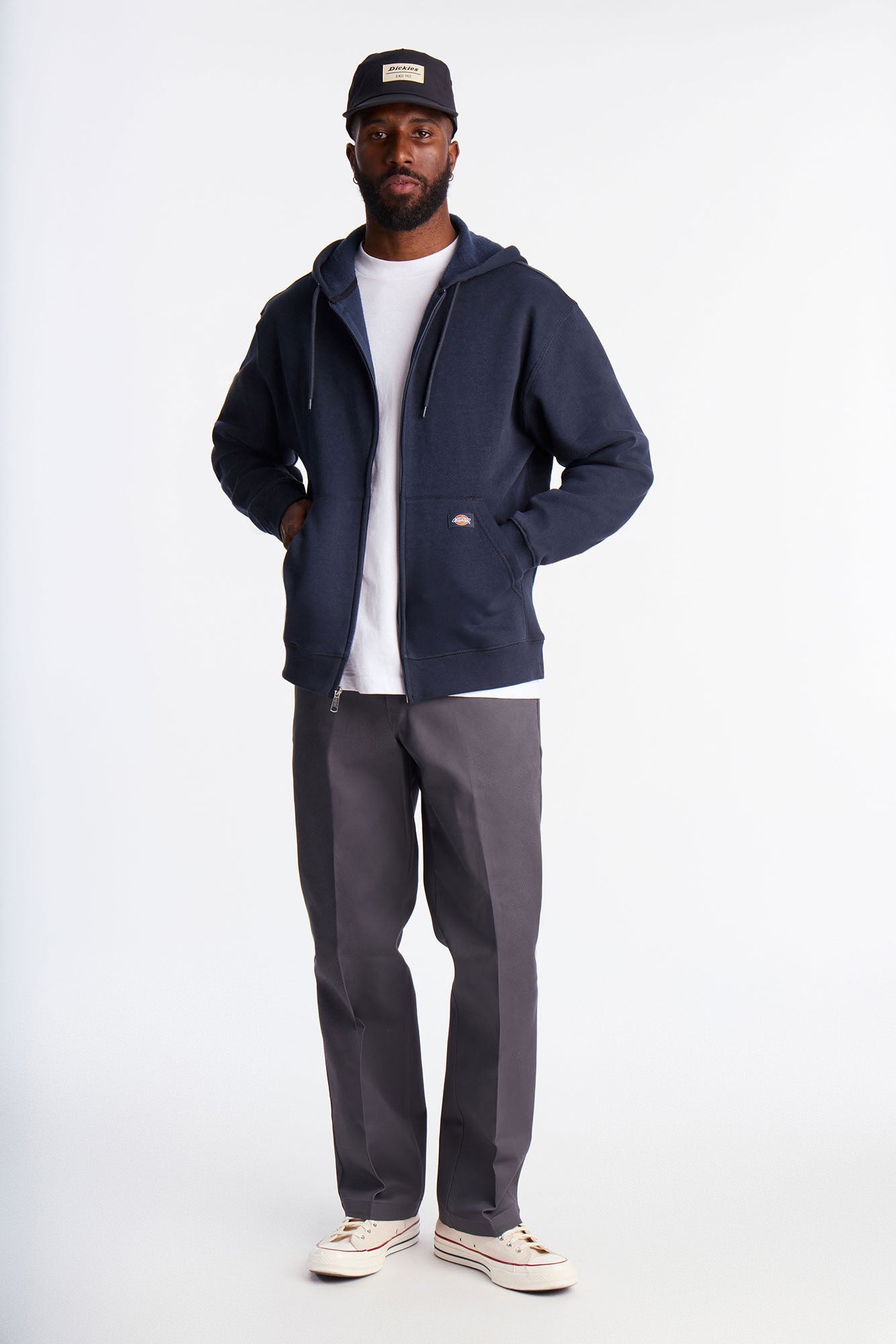 Dickies Full Zip Hoodie - Navy