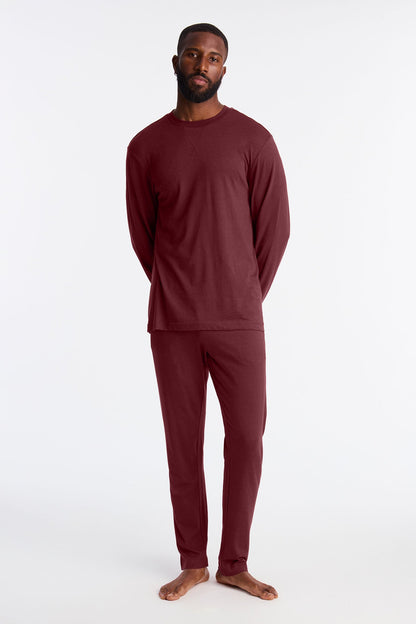 Essential Modal Lounge Pants - Burgundy