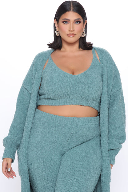 Living In It 3 Piece Legging Set - Teal
